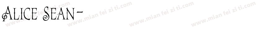 Alice Sean字体转换
